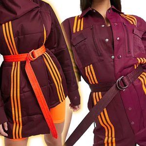 adidas x IVY PARK Maroon and Orange Logo Belts (Size M/L)
